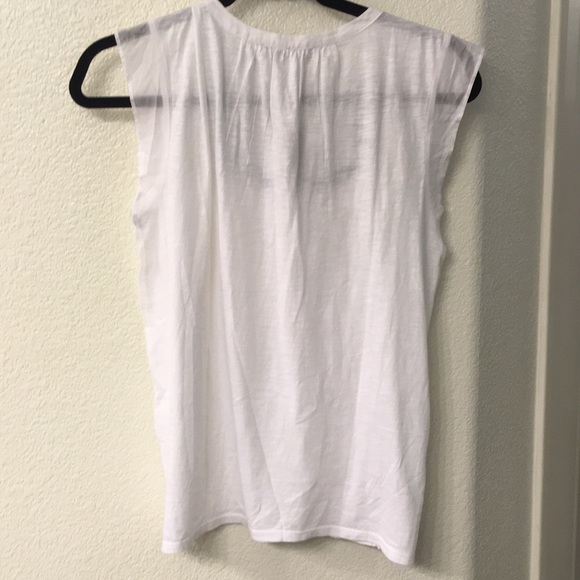 💌 Ann Taylor white embroidered peasant top - Picture 5 of 6